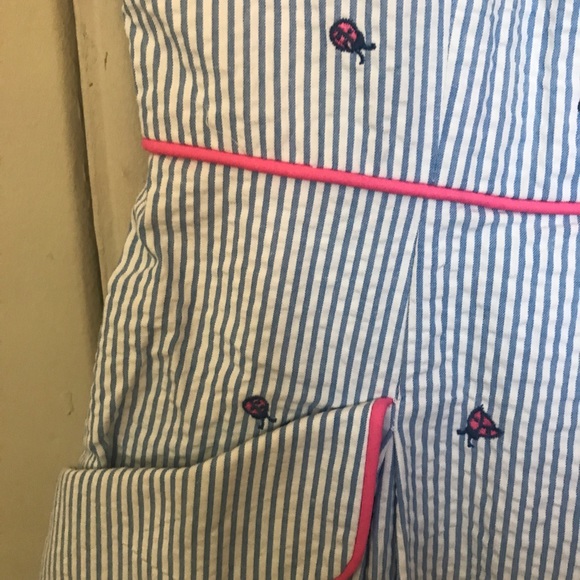 Lilly Pulitzer Ladybug Seersucker Dress Sz. 2 - Picture 4 of 7